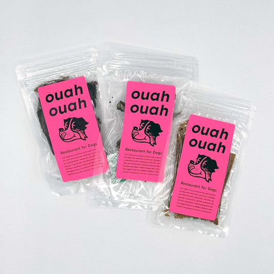 【お試し】無添加おやつ10gパック×3種セット（鹿肉・うなぎ骨・鶏と野菜）