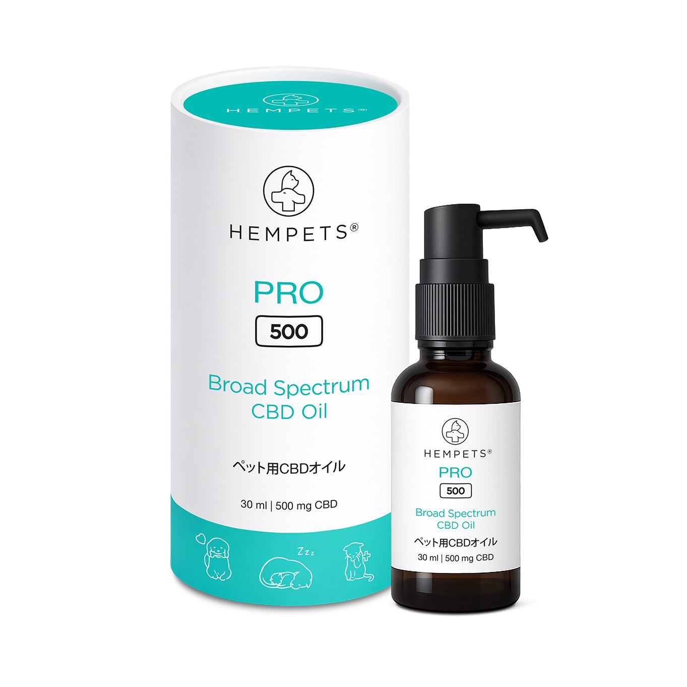 ペット用CBDオイル Hempets® PRO 500