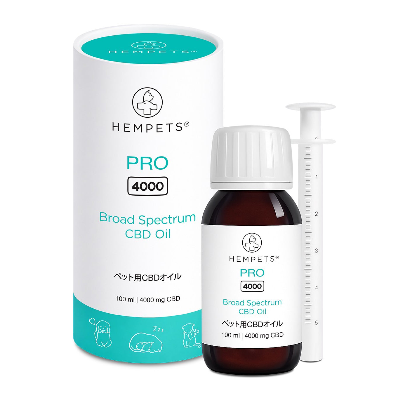 ペット用CBDオイル Hempets® PRO 4000